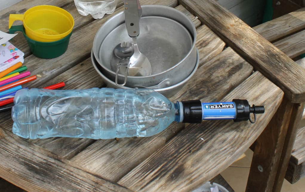 The compact and reliable LifeStraw Peak Squeeze Water Filter System for accessing clean drinking water in the backcountry