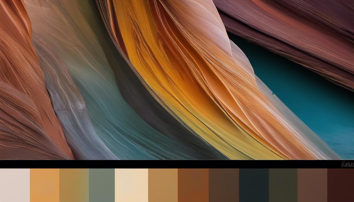 Image description: An image showing a palette of different colors with warm, cool, and neutral undertones.